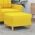 vidaXL, vidaXL Fußhocker Hellgelb 60x50x41 cm Stoff