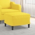 vidaXL, vidaXL Fußhocker Hellgelb 60x50x41 cm Stoff