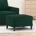 vidaXL, vidaXL Fußhocker Dunkelgrün 60x50x41 cm Samt