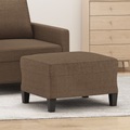 vidaXL, vidaXL Fußhocker Braun 60x50x41 cm Stoff