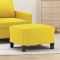 vidaXL, vidaXL Fußhocker Hellgelb 60x50x41 cm Stoff