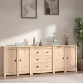 vidaXL, vidaXL Sideboard 230x35x80 cm Massivholz Kiefer