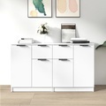 vidaXL, vidaXL Sideboards 2 Stk. Weiß 60x30x70 cm Holzwerkstoff