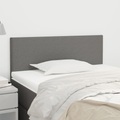 vidaXL, vidaXL Kopfteil Dunkelgrau 90x5x78/88 cm Stoff