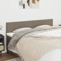 vidaXL, vidaXL Kopfteile 2 Stk. Taupe 80x5x78/88 cm Stoff