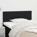 vidaXL, vidaXL Kopfteil Schwarz 100x5x78/88 cm Stoff