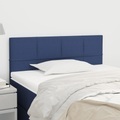 vidaXL, vidaXL Kopfteil Blau 80x5x78/88 cm Stoff