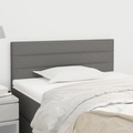 vidaXL, vidaXL Kopfteil Dunkelgrau 100x5x78/88 cm Stoff