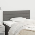 vidaXL, vidaXL Kopfteil Dunkelgrau 90x5x78/88 cm Stoff