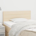 vidaXL, vidaXL Kopfteil Creme 90x5x78/88 cm Stoff