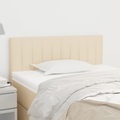 vidaXL, vidaXL Kopfteil Creme 80x5x78/88 cm Stoff