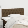vidaXL, vidaXL Kopfteil Dunkelbraun 100x7x78/88 cm Stoff