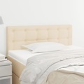 vidaXL, vidaXL Kopfteil Creme 90x5x78/88 cm Stoff