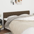 vidaXL, vidaXL Kopfteile 2 Stk. Dunkelbraun 90x7x78/88 cm Stoff