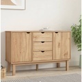 vidaXL, vidaXL Sideboard OTTA 113,5x43x73 cm Massivholz Kiefer