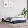 vidaXL, vidaXL Bettgestell Blau 120x200 cm Stoff