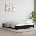 vidaXL, vidaXL Bettgestell Schwarz 140x190 cm Stoff