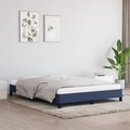 vidaXL, vidaXL Bettgestell Blau 140x190 cm Stoff