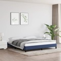 vidaXL, vidaXL Bettgestell Blau 160x200 cm Stoff