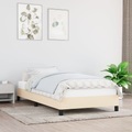 vidaXL, vidaXL Bettgestell Creme 80x200 cm Stoff