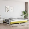 vidaXL, vidaXL Bettgestell Grün 200x200 cm Stoff