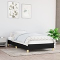 vidaXL, vidaXL Bettgestell Schwarz 90x190 cm Stoff