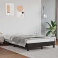 vidaXL, vidaXL Bettgestell Schwarz 120x200 cm Kunstleder
