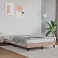 vidaXL, vidaXL Bettgestell Cappuccino-Braun 120x200 cm Kunstleder