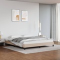 vidaXL, vidaXL Bettgestell Cappuccino-Braun 160x200 cm Kunstleder