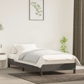 vidaXL, vidaXL Bettgestell Dunkelgrau 90x190 cm Samt