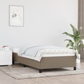 vidaXL, vidaXL Bettgestell Taupe 90x200 cm Stoff
