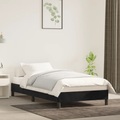 vidaXL, vidaXL Bettgestell Schwarz 90x200 cm Samt