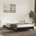 vidaXL, vidaXL Bettgestell Schwarz 120x200 cm Samt