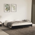 vidaXL, vidaXL Bettgestell Schwarz 160x200 cm Samt