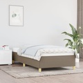 vidaXL, vidaXL Bettgestell Taupe 80x200 cm Stoff