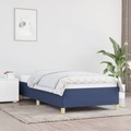 vidaXL, vidaXL Bettgestell Blau 100x200 cm Stoff