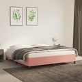 vidaXL, vidaXL Bettgestell Rosa 180x200 cm Samt