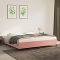 vidaXL, vidaXL Bettgestell Rosa 200x200 cm Samt