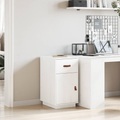 vidaXL, vidaXL Schreibtisch-Schrank Weiß 40x50x75 cm Massivholz Kiefer