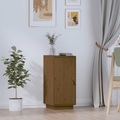 vidaXL, vidaXL Sideboard Honigbraun 34x40x75 cm Massivholz Kiefer