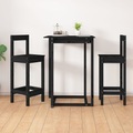 vidaXL, vidaXL Barstühle 2 Stk. Schwarz 40x41,5x112 cm Massivholz Kiefer