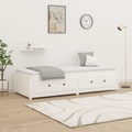 vidaXL, vidaXL Tagesbett Weiß 90x190 cm 3FT Single Massivholz Kiefer