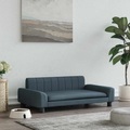 vidaXL, vidaXL Hundebett Dunkelgrau 90x53x30 cm Stoff
