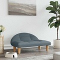 vidaXL, vidaXL Hundebett Dunkelgrau 70x52x30 cm Stoff