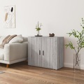 vidaXL, vidaXL Sideboard Grau Sonoma 80x33x70 cm Holzwerkstoff
