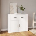 vidaXL, vidaXL Sideboard Weiß 80x33x70 cm Holzwerkstoff