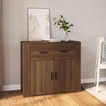 vidaXL, vidaXL Sideboard Braun Eichen-Optik 80x33x70 cm Holzwerkstoff