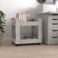 vidaXL, vidaXL Bürowagen Betongrau 60x45x60 cm Holzwerkstoff