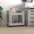 vidaXL, vidaXL Bürowagen Grau Sonoma 60x45x60 cm Holzwerkstoff