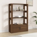 vidaXL, vidaXL Sideboard Braun Eichen-Optik 80x30x119,5 cm Holzwerkstoff
